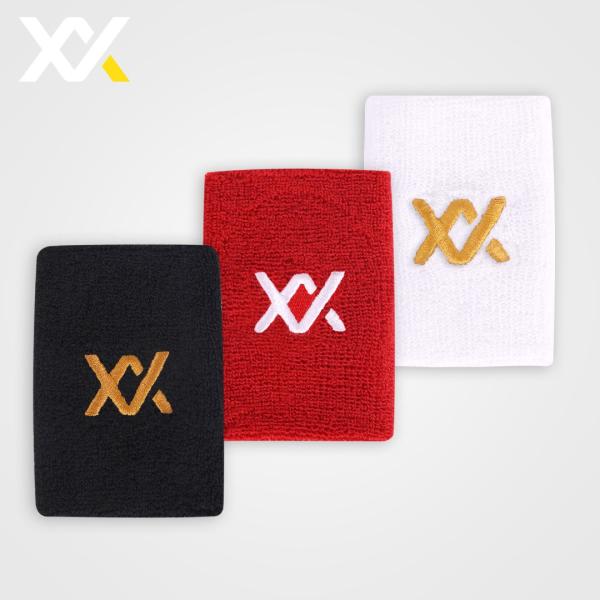 MAXX リストバンド 吸汗速乾 バドミントン テニス ソフトテニス ウェアアクセサリー ロゴ刺繍 WRISTBAND02