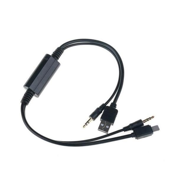 J[ I[fBI USB AUX A_v^ C^tF[XY P[u yC[ BMW ~jN[p[ iPhone 5 5s 6 Plus ubN AL-AA-7160 AL