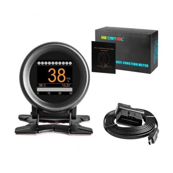 Ԑff@ OBD2 XLi HUD ffc[ J[ OBD 2 II ELM 327 1.5 fW^^[{ߋx񑬓x[^[ IC OBDII  zCg AL-AA-7474 AL