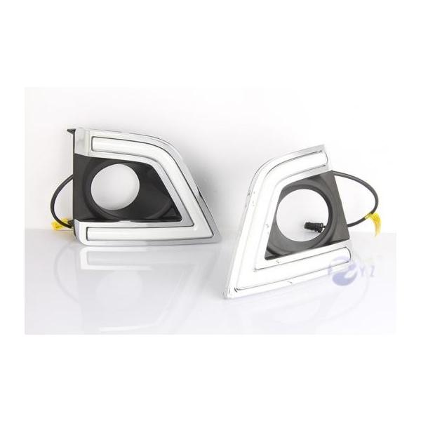 _ 1Zbg DRL g^ J[ 2014 2015 2016LED DRL fC^CjOCg CG[^[VOiiCgu[ White and Yellow AL-BB-1212 AL