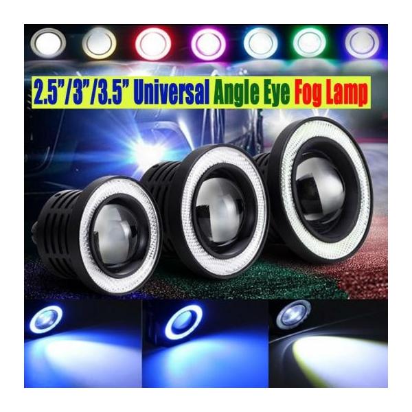 hvWFN^[ LED YCCFLtHOCg 12V SUV ATVtHOv zCg White fog light White angle`Green angle 76mm AL-BB-1312 AL