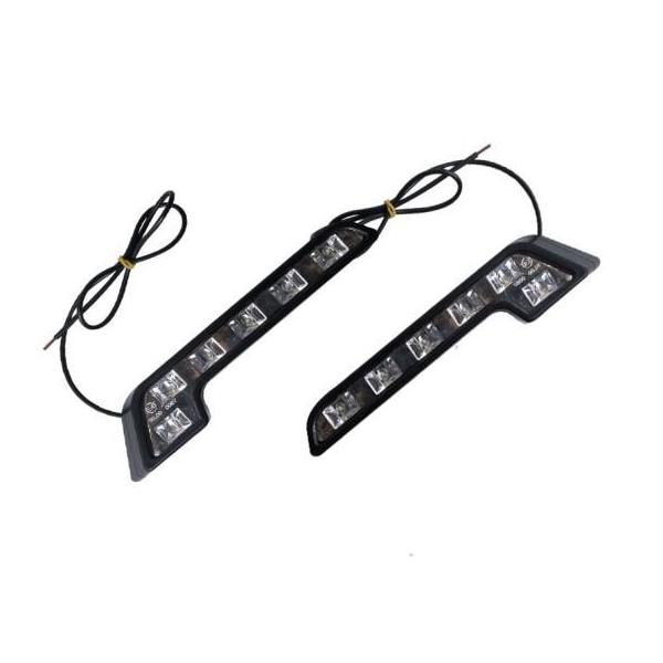 J[[NCg LED DRL spCgtHOCgv ou vh 12V zCg 6 LED 2 pieces AL-BB-1576 AL