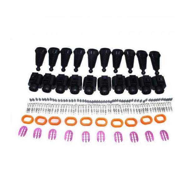 6 �s���R�l�N�^ �n�[�l�X�s�O�e�[���v���O �A�E�f�B VW �X���b�g�� �{�f�B �Z���T�[ �t���[�G�� �C���W�F�N�^�[ 10 Kits AL-CC-2679 AL