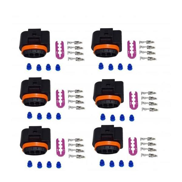 �C�O�j�b�V�����R�C���R�l�N�^�L�b�g�n�[�l�X�v���O�z�� �P�[�u�� �A�E�f�B VW A3 A4 A5 A6 A8 �r�[�g�� 6 Kits of Plug Seals AL-CC-3283 AL