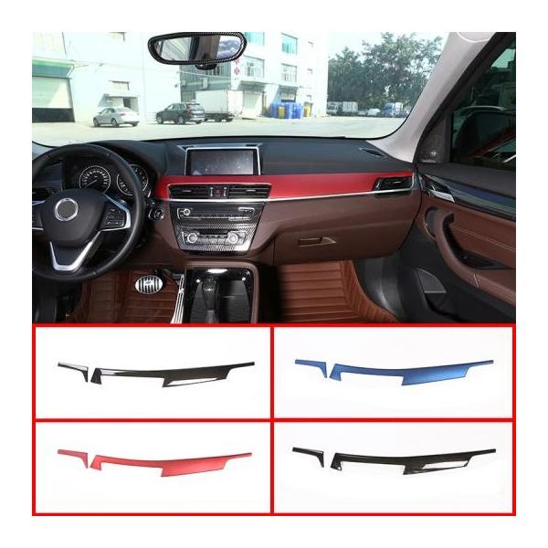 ABS �v���X�`�b�N �Z���^�[�R���\�[���ی�p�l�� �J�o�[ BMW X1 F48 2016-18 × 2 F47 2018 �I�ׂ�4�o���G�[�V���� Dark ash wood�`Blue AL-DD-4095 AL