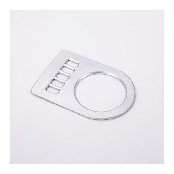 �W���K�[ XE X760 XF X260 F-PACE X761 XJ/XJL X351 �Z���^�[�R���\�[���M�A�V�t�g�p�l�� �J�o�[ �g�����t���[���X�e�b�J�[ Matt Silver AL-DD-6776 AL