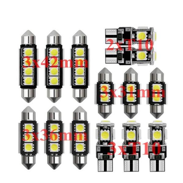 車用 内装 LED ライト キット 適用: クライスラー/CHRYSLER セブリング ストラトス ビジョン ニューヨーカー PT クルーザー 14ピース ホワ