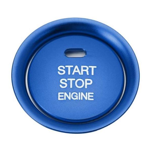 2PC�Z�b�g �u���[ �L�[���X �G���W�� �v�b�V�� �X�^�[�g �{�^�������� ���� �����O �R���p�`�u�� �K�p: MAZDA3 6 CX-3 CX-5 CX-9 MX-5 �u���[ AL-JJ-6064 AL