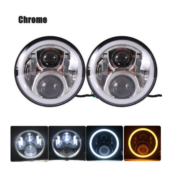 1�y�A �����j���O ���C�g 75W LED H4 7�C���` �G���W�F���A�C H4 LED �w�b�h���C�g �K�p: ���[�_/LADA �j�[���@ 2�s�[�X �N���[�� 60W AL-KK-2506 AL