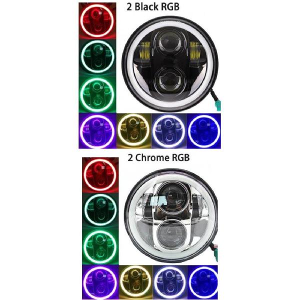 5.75C` I[goC vWFN^[ LED wbhCg CJO zCg DRL GWF 1×40W RGB AL-KK-2544 2 AL
