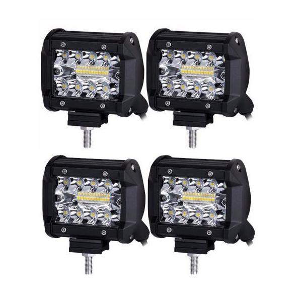 2s[X 4C` LED [N Cg o[ 60W X|bg R{ r[ 12V 24V Kp: 4X4 gbN SUV ATV It [h 4WD 4s[X AL-KK-2778 AL