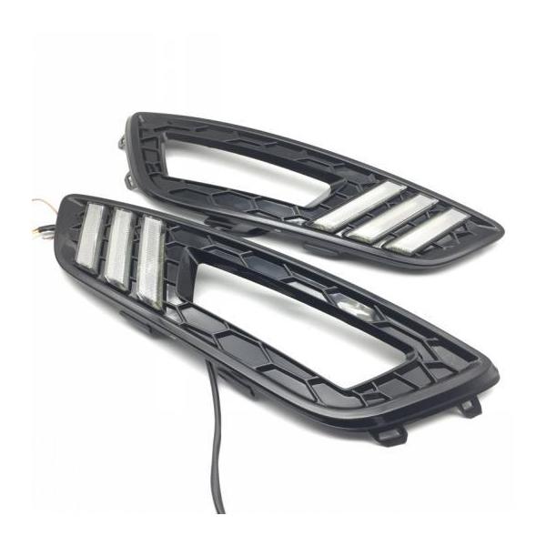 LED DRL Kp: tH[h/FORD tH[JX 2014 2015 2016 tHO Jo[ op[ Cg zCg DRL AL-KK-8347 AL