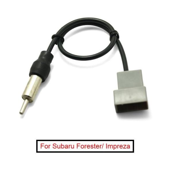 1ピース オーディオ ステレオ アンテナ アダプタ プラグ 適用: スバル フォレスター/インプレッサ/レガシィ/アウトバック AL-LL-6389 AL