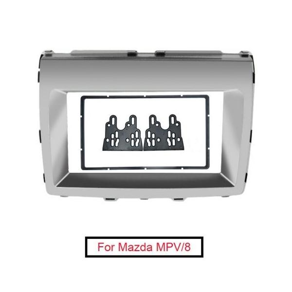 2DIN ステレオ ラジオ フレーム 適用: 適用: マツダ MPV 2006 + マツダ 8 オーディオ インターフェース プレート パネル ダッシュ トリム