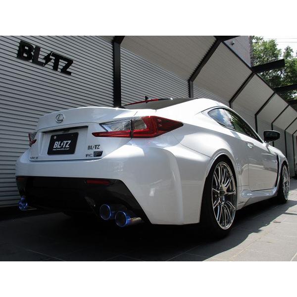 ブリッツ/BLITZ NUR-SPEC F-Ti Quad Model マフラー 67153 レクサス RC F USC10 2UR-GSE MC前後共通 20