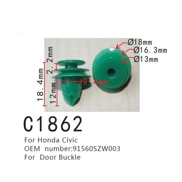 �h�A �C���e���A �h�A �o�b�N�� �K�p: �z���_ �V�r�b�N 91560SZW003 50�s�[�X AL-MM-0988 AL