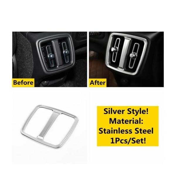 �K�p: �{���{/VOLVO XC40 2018-2022 �X�e�����X �X�`�[�� ���A �G�A AC �R���f�B�V���� �����o���� �p�l�� �V���o�[ �X�^�C�� AL-OO-5073 AL