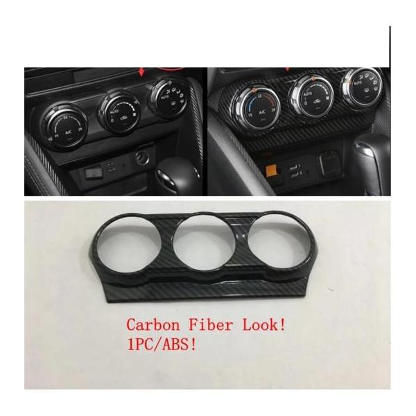 ギア ボックス カップホルダー パネル ダッシュボード スピーカー カバー トリム 適用: MAZDA2 デミオ 2015-2021 カーボンファイバー タイプ