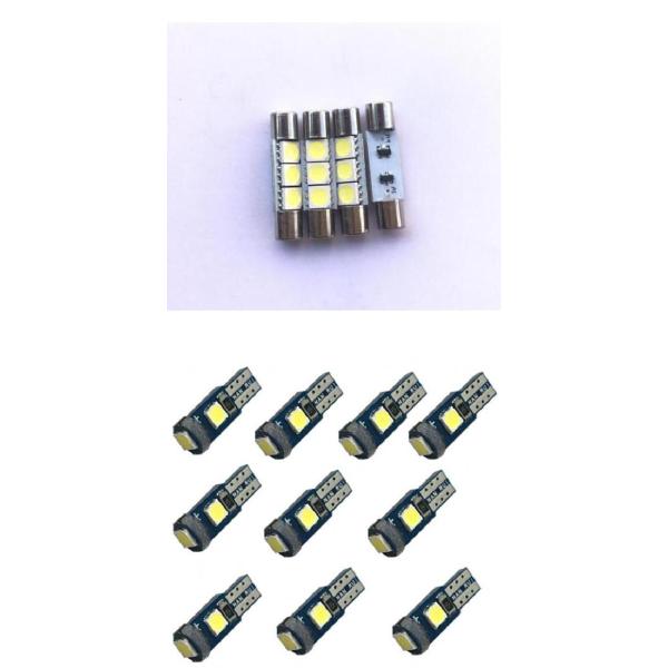 LED 車用 内装 ライト 適用: アストンマーティン/ASTON マーティン ラピード 28mm バニティ ミラー・T5 10ピース ホワイト AL-JJ-2