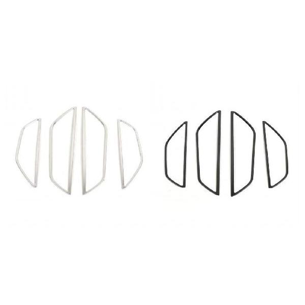 適用: アウディ/AUDI Q3 F3 スポーツバック 2019 2020 2021 2022 2023 スチール インテリア サイド ドア マット・ブラック 