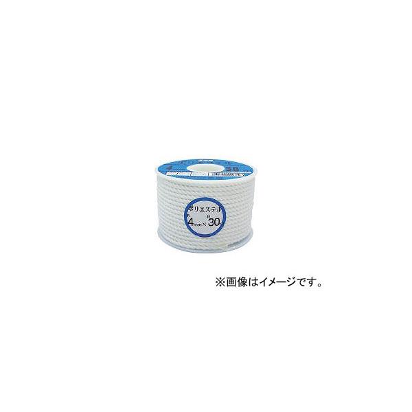 他サイト： ユタカメイク/YUTAKAMAKE ロープ ポリエステルロープボビン巻 5mm×30m RS3(3676731) JAN：4903599111699の商品画像