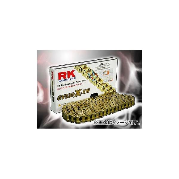 メール便可 2セットまで 2輪 RK EXCEL シールチェーン GV ゴールド