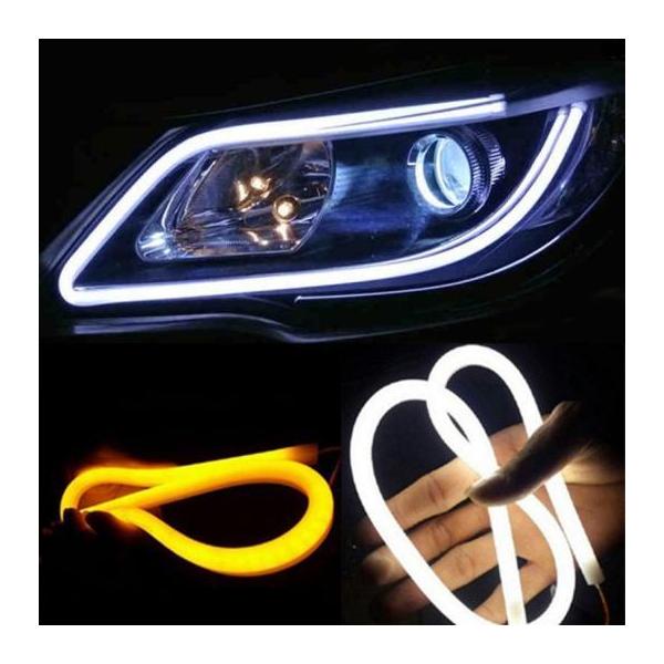 2�� ���j�o�[�T�� �V���J�Q�� LED �^�[�� �V�O�i�� �����v �I�[�g �f�C�^�C�������j���O���C�g �����v 60cm white turn yellow AL-BB-1398 AL