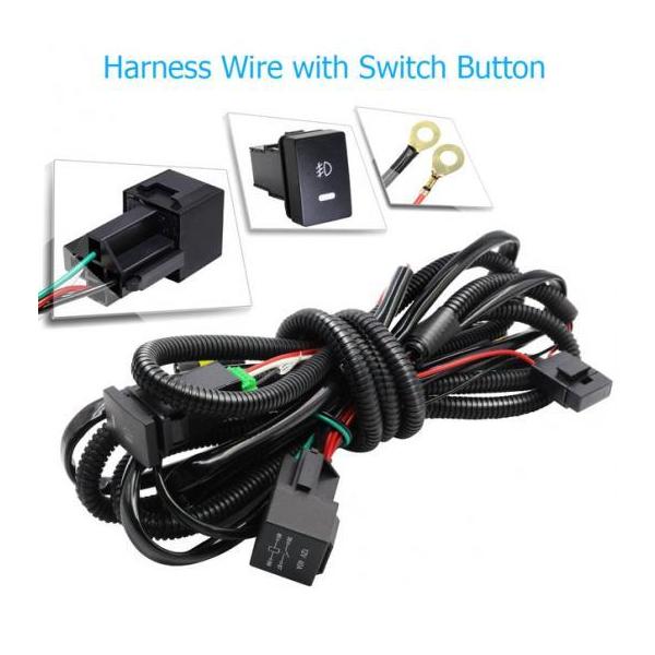 Y [m Z51 4000LM LED tHOCg GWF ACn[O v DRL 12V 2007-2014 Harness Wire AL-BB-1766 AL
