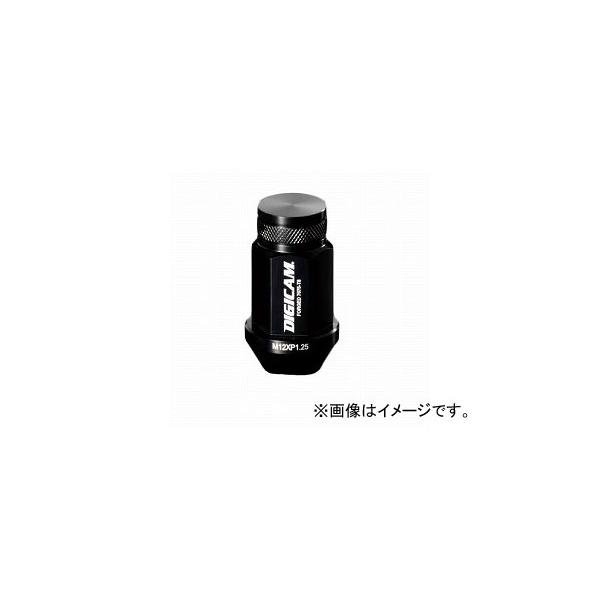 【即出荷】 デジキャン アルミレーシングロックナット ブラック ロゴ無 袋タイプ45mm P1.5 ALN4515BK-LL トヨタ クラウンマジェスタ - ホイール・タイヤ周辺用品