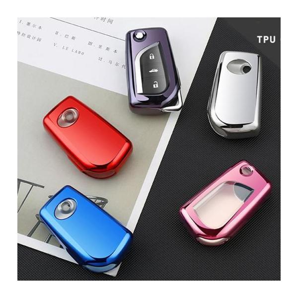 �܂肽���� 2/3�{�^�� TPU �L�[ �t�H�u �V�F�� �J�o�[ �P�[�X �K�p: �g���^ �I�[���X RAV4 2018 �v���E�X �J���� �J���[�� Option 1�`Option 5 AL-EE-3250 AL