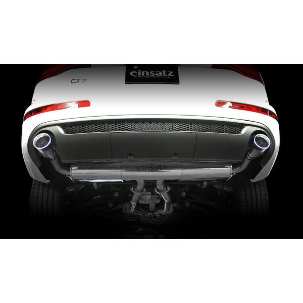 柿本改 einsatz s-622 マフラー ブラッククロームテール A6B3016B アウディ Q7 ABA-4LBHKA BHK NA 4WD(AWD) 6