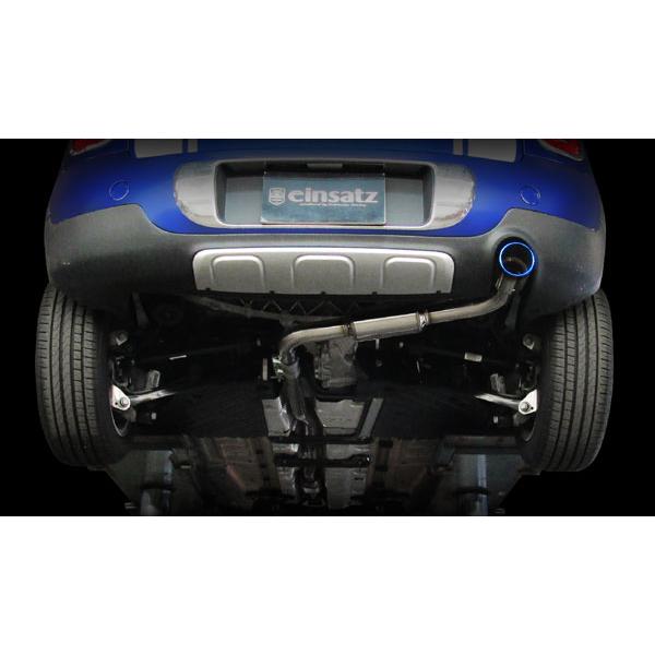 柿本改 einsatz s-622 マフラー ブラッククロームテール E6E3017B ミニ(BMW) クーパーD クロスオーバー (R60) LDA-XD20