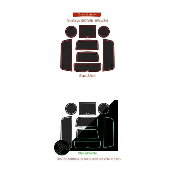 ����~�� �}�b�g �Q�[�g �X���b�g �K�p: �{���{/VOLVO S60 V60 2011-2018 �C���e���A S60V60 ���b�h�ES60V60 �z���C�g AL-OO-6016 AL