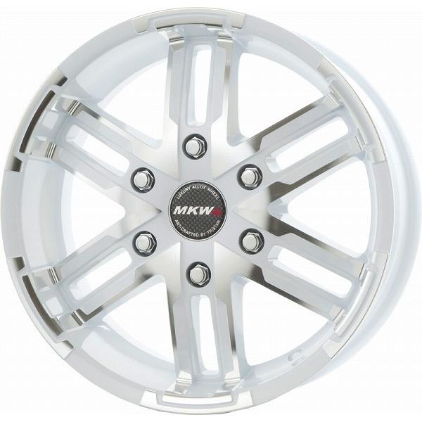 MKW MK-55 ホイール ダイヤカットパールホワイト 16インチ×6.5J MKW MK-55 ホイール ダイヤカットパールホワイト 16インチ×6.5J
