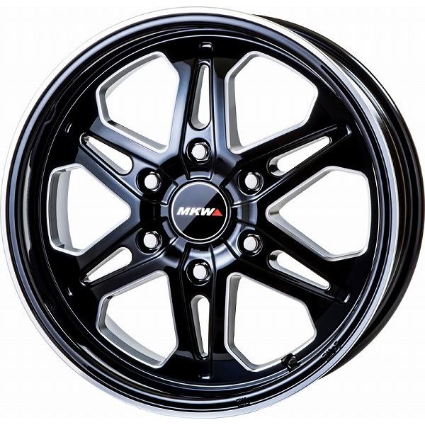MKW MK-85 ホイール ミルドマシンブラック 17インチ×6.5J ＋38 6H139.7 