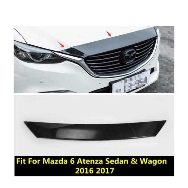 ABS カーボンファイバー アクセサリー 適用: MAZDA6 アテンザ セダン＆ワゴン 2016 2017 フロント グリル グリル エンジン カバー キット