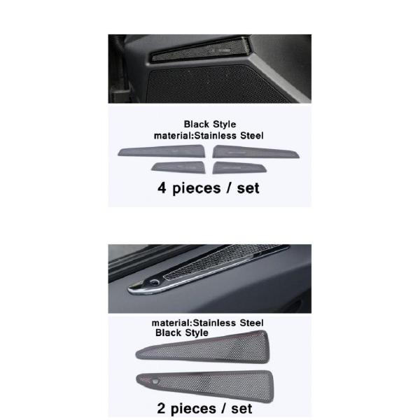 ドア ラウドスピーカー パッド Aピラー オーディオ スピーカー ツイーター カバー トリム 適用: アウディ/AUDI A3 8Y セダン タイプ3・タイプ4