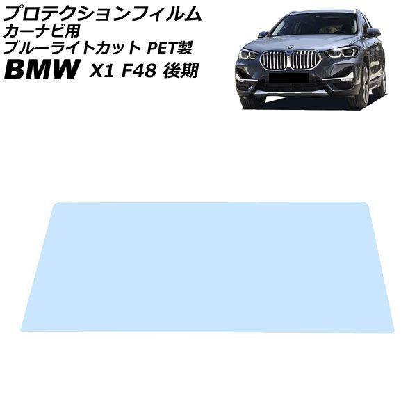 プロテクションフィルム カーナビ用 BMW X1 F48 後期 2019年10月〜2023年02月 ブルーライトカット PET製 10.25インチ AP-IT1