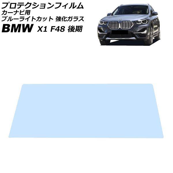 プロテクションフィルム カーナビ用 BMW X1 F48 後期 2019年10月〜2023年02月 ブルーライトカット 強化ガラス 10.25インチ AP-IT