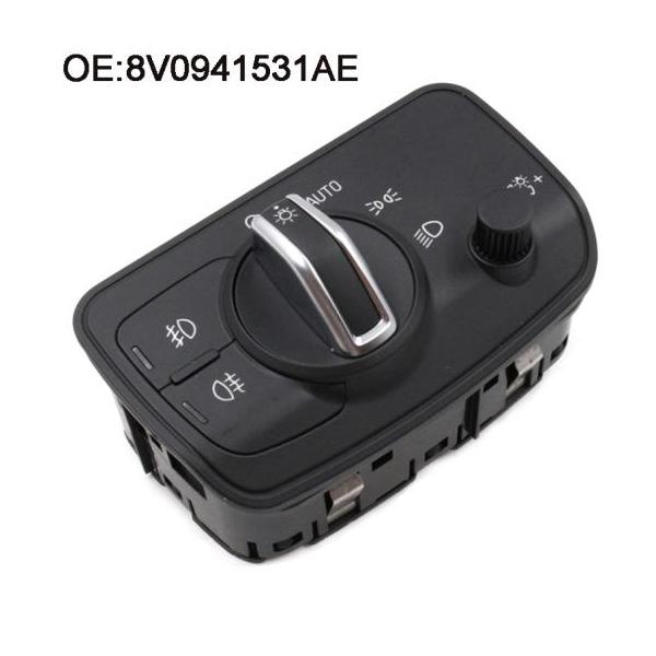 ヘッドライトスイッチフォグランプ コントロール ボタン アウディ A3/スポーツバック TT/TT ロードスター 8V0941531AE パーツ AP-ALC1