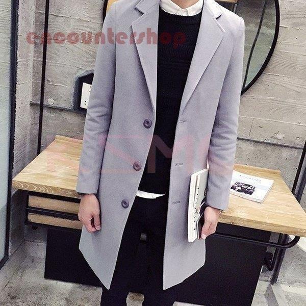 超特価sale開催 無地 アウター 大きいサイズ メンズ チェスターコート 無地 ロングアウター メンズ 大きいサイズ チェスターコート トレンチ コート 秋冬新 着痩せ効果 通勤 紳士 ビジネス カジュアル ロング丈 メンズ コート アウター