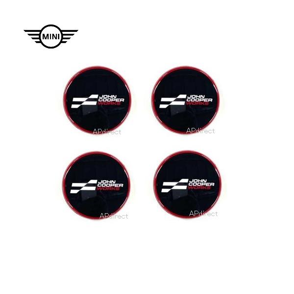 MINI純正 JCWホイール センター キャップ (56mm) (4個セット：1台分) (U25/J01/J05/F65/F66/F67)