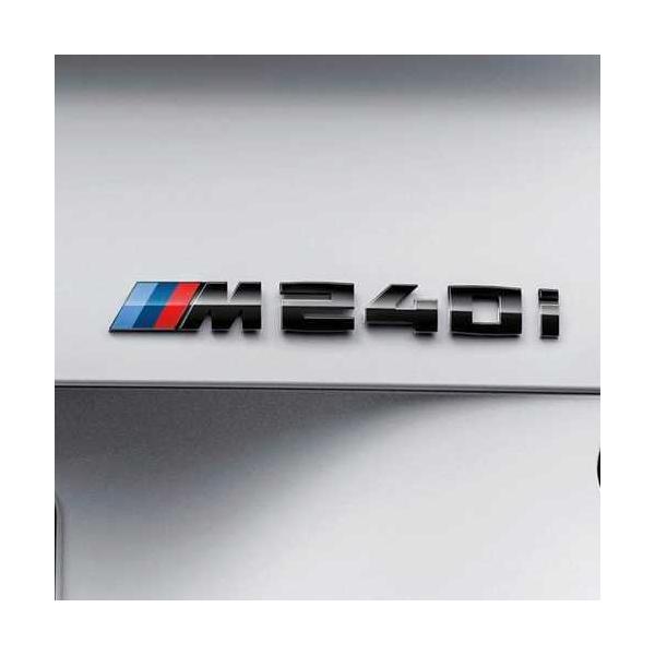 BMW純正 "M240i" エンブレム(ブラック)