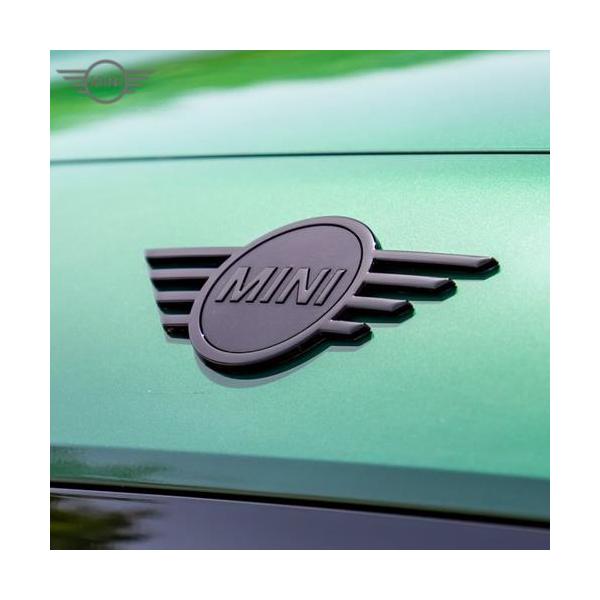 MINI（ミニ） MINI純正 エンブレム (フロント) (ブラック) (J05