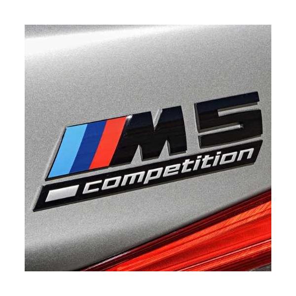 BMW純正 "M５ competition" エンブレム(ブラック)(F90)