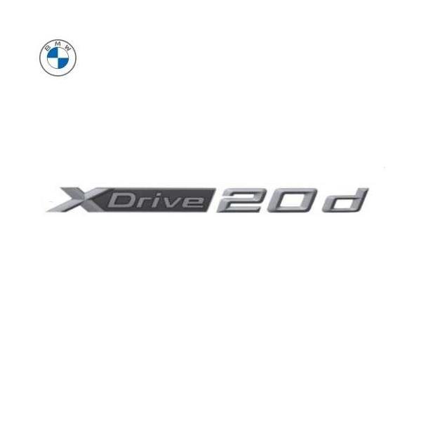 BMW純正 "X Drive 20d" エンブレム (U11)