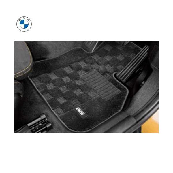 BMW純正 フロア・マット・セット"シャギー"(ブラック)（フロント＆リア）（右ハンドル車用）(X2 F39)