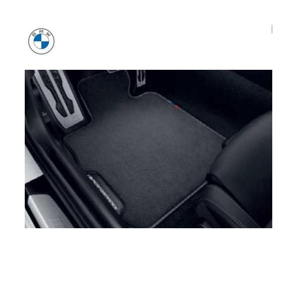 BMW純正 M Performance フロアーマットセット(ベロア)（フロント）（左ハンドル車用）(G14/G15/F91/F92)