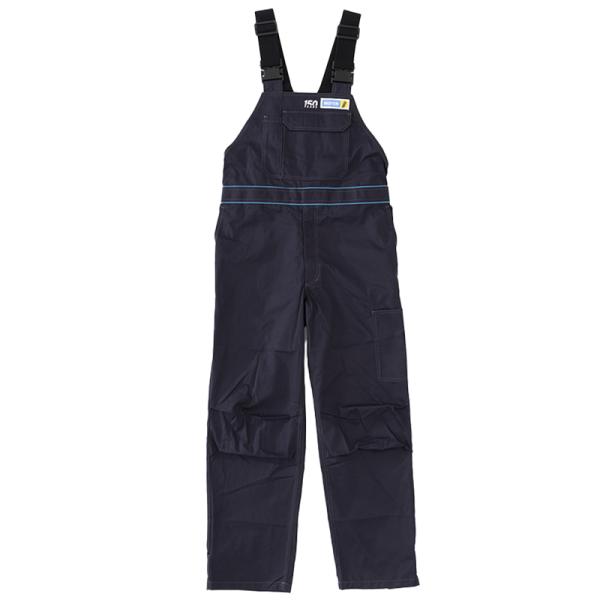 BILSTEIN 作業着　オーバーオール　グレー/ネイビー　LLサイズ ビルシュタイン サロペット（オーバーオール） BILSTEIN 作業着