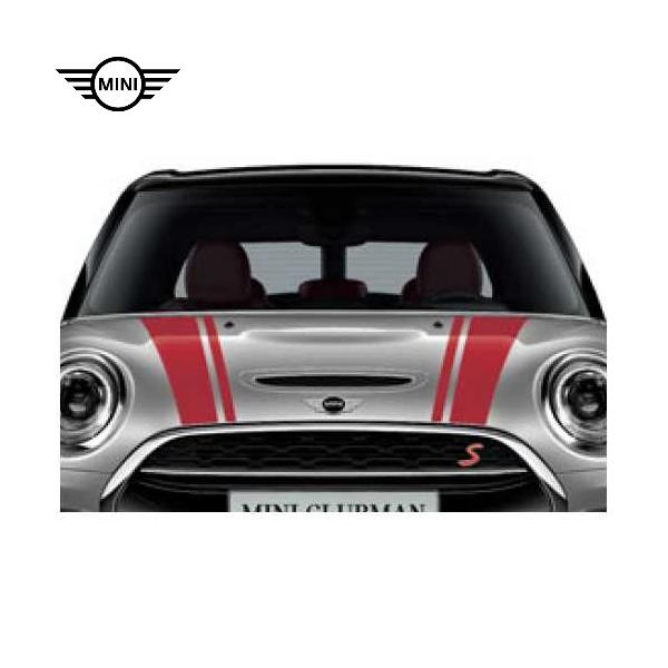 BMW MINI純正 エンジンフード・ストライプ（チリ・レッド）(F54